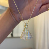 Colar Nossa Senhora Aparecida 18k