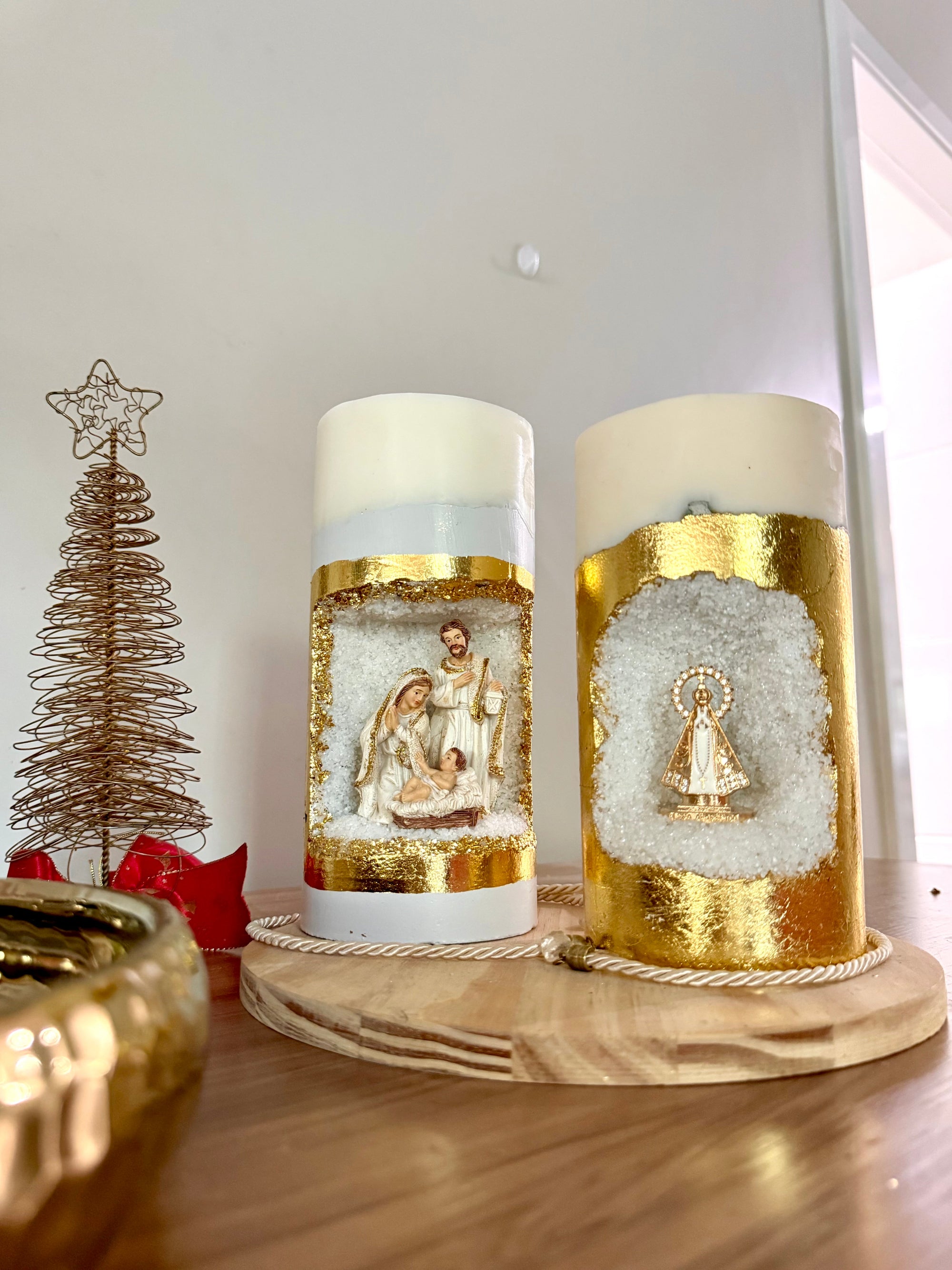 Vela Ouro Aparecida Grande - Edição Limitada