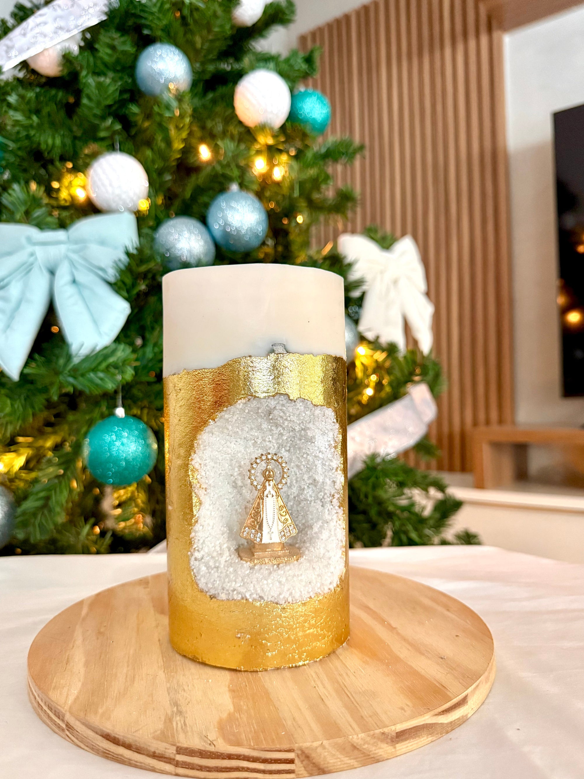 Vela Ouro Aparecida Grande - Edição Limitada