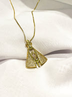 Colar Nossa Senhora Aparecida 18k