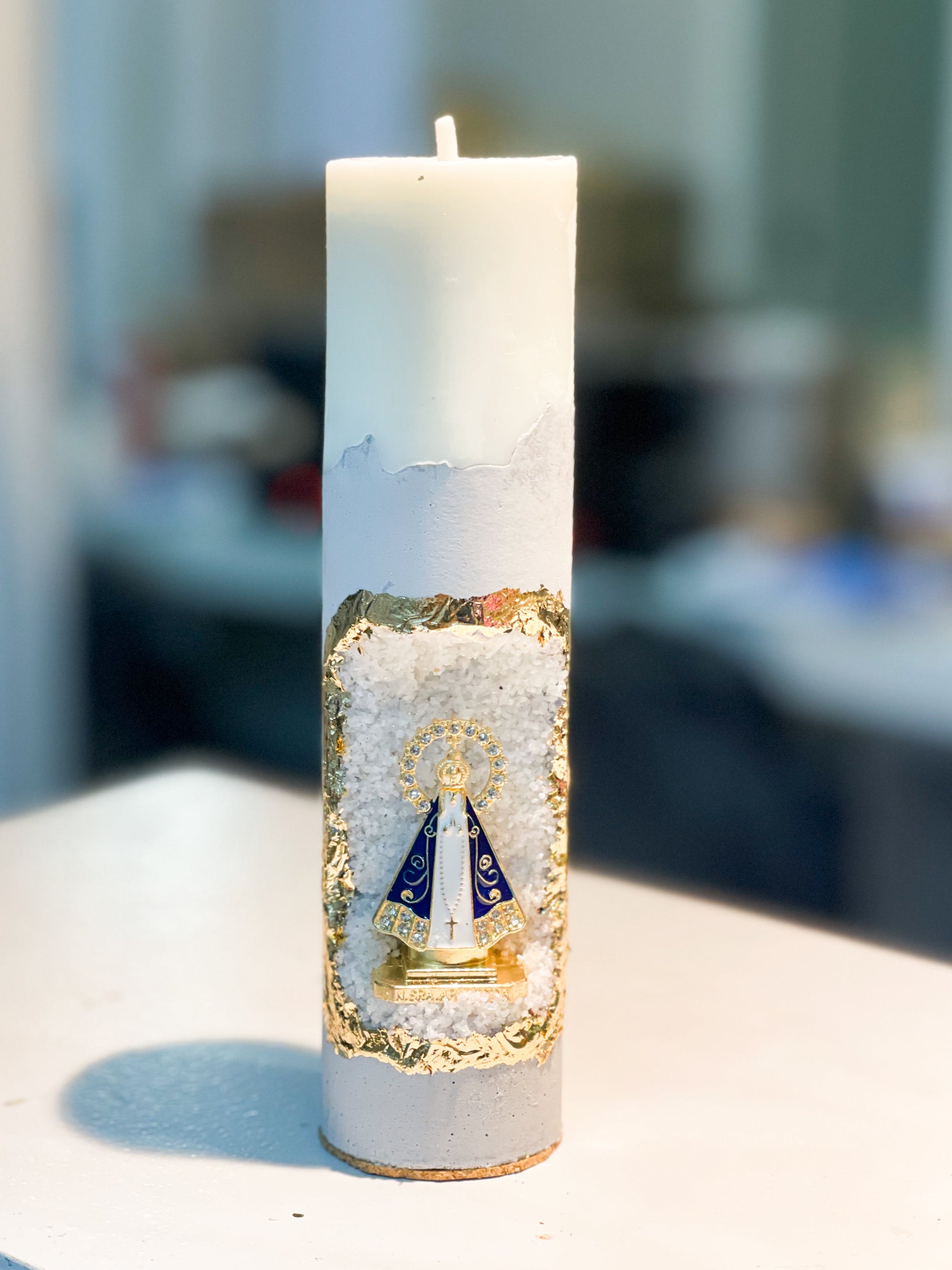 Vela Santuário Nossa Senhora Aparecida Mini - 02 cores