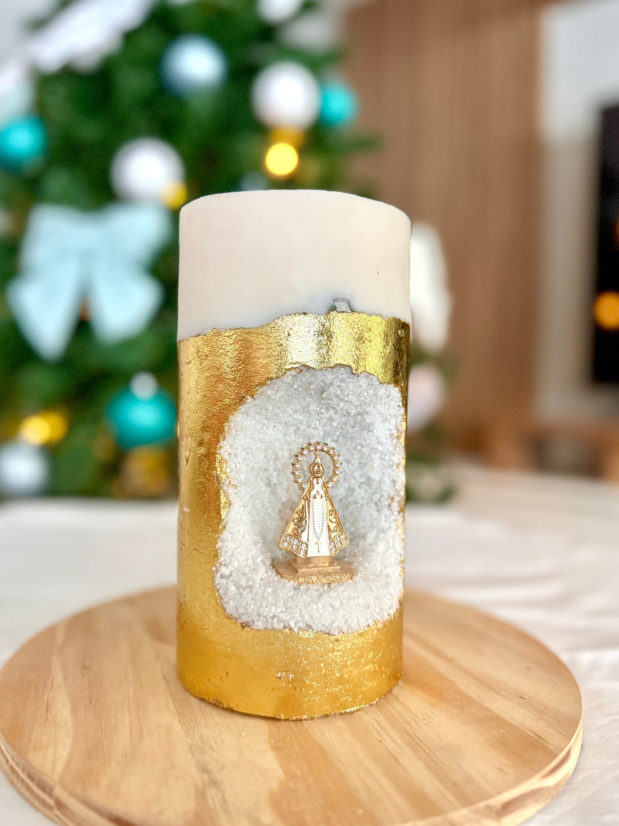 Vela Ouro Aparecida Grande - Edição Limitada